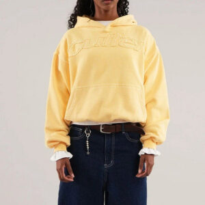 Solid 3D Letter Casual Longsleeve Hoodie