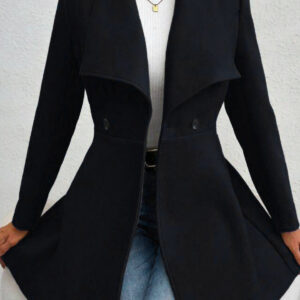 Belted Wool Long Coat