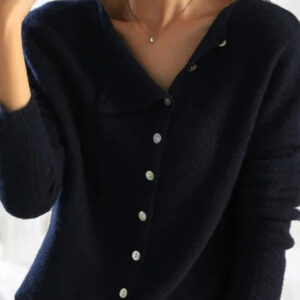 Elegant Button Knit Cardigan